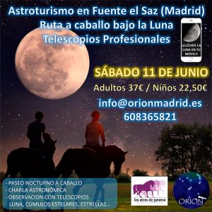 Astroturismo en Fuente el Saz 11/6/2022